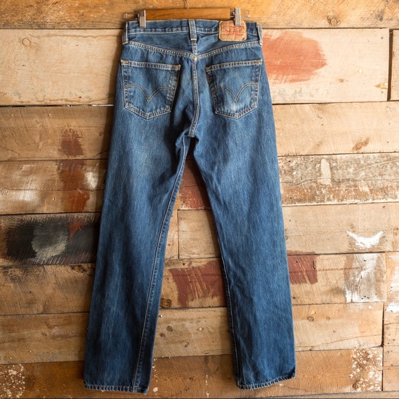 Levi's Other - Vintage Levi's 501 Men's Jeans Blue Straight Leg Button Fly 31 x 34
